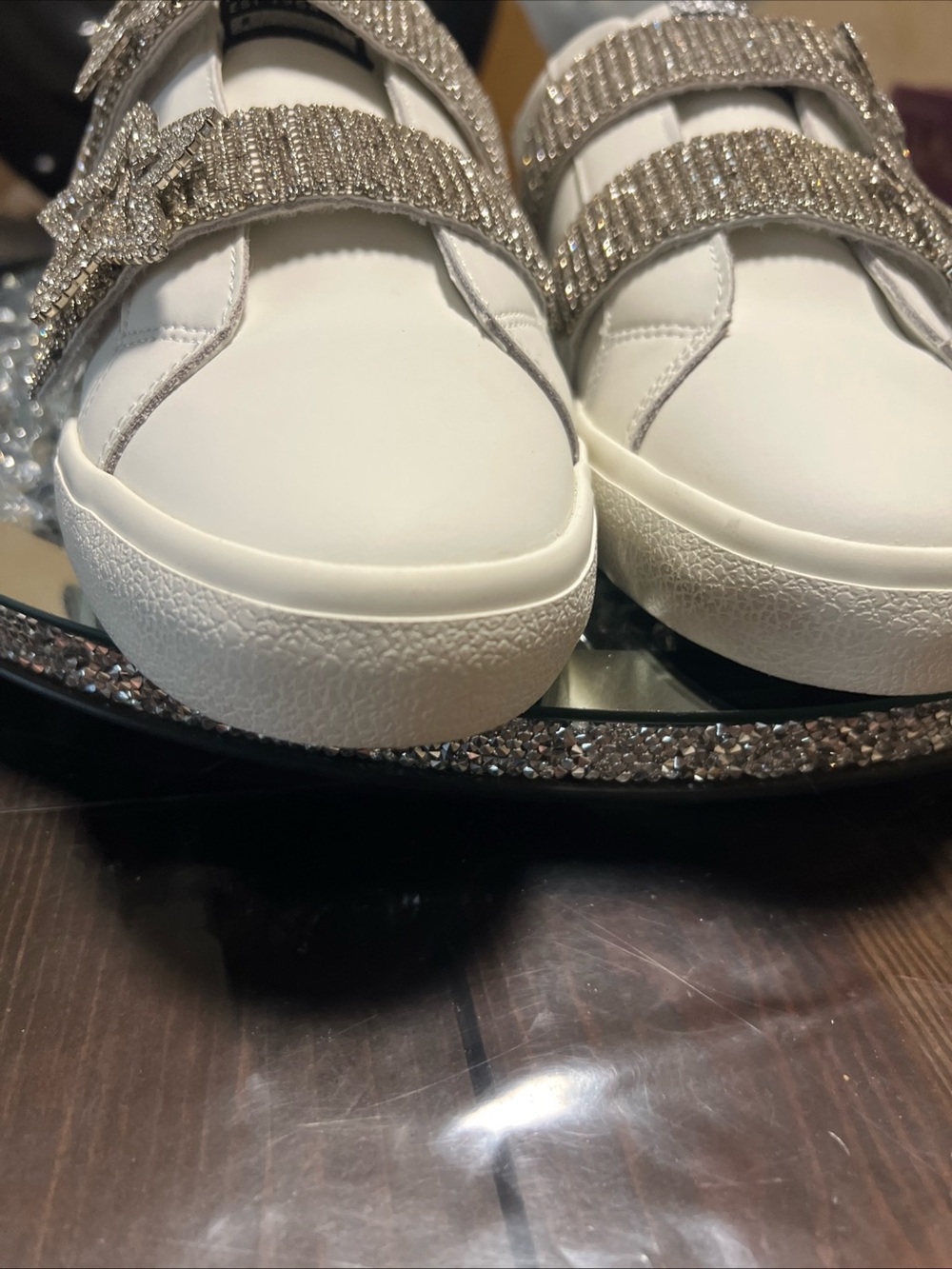 Rare Vintage Havana The Iconic Limited Edition Sparkle Star PureWhite Sz 8.5 - Picture 15 of 16